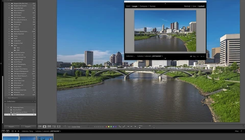 Using the Lightroom Second Reference Window to Compare Images