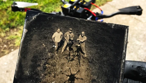 World First: The Tintype Drone