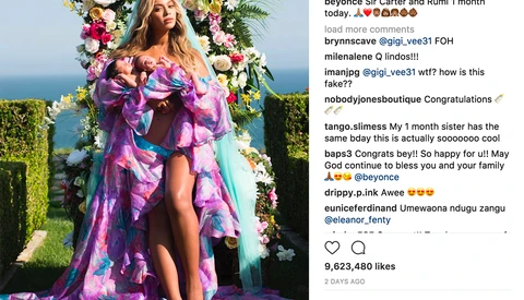 Is Beyoncé's Twins Reveal Image Any Good?
