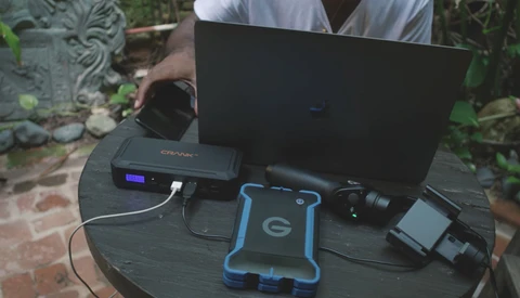 The Crank Juice Box: Portable Power Charger for Your Camera Accessories, Laptop, and Even Your Car