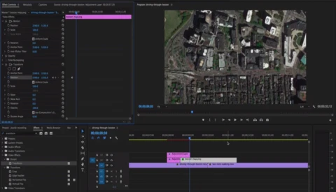 Map Zoom to Sky Effect Transition, or How to Make Drone-Like Footage Without One