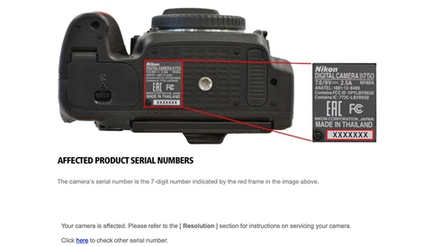 Nikon Announces More D750 Bodies Affected by Shutter Issue