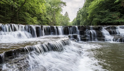 How to Fix Overly Blue Waterfalls in Photoshop