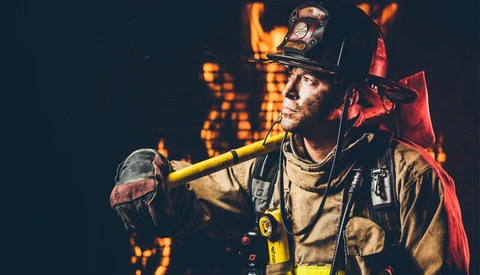 Firefighter Photoshoot BTS: “Can We Use Real Fire?”