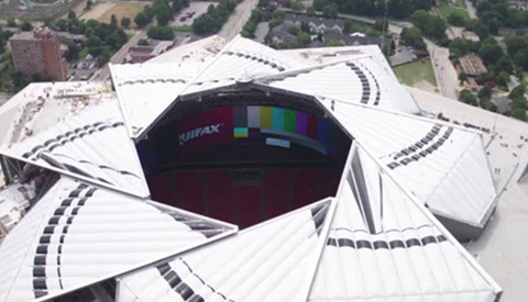 Atlanta Stadium Debuts Its Roof That Opens and Closes Like a Camera Lens' Aperture