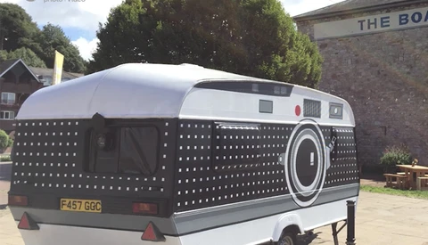 Meet the Photographer Who Turned a Camper Into a Giant Camera and Darkroom