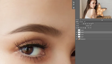 How to Create Fuller Eyebrows Using Photoshop