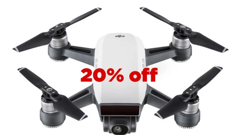 This Years Coolest Gift, The DJI Spark Drone, is $100 Off Today Only