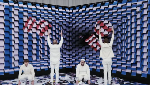 Watch the Incredibly Trippy Video That Was Made Using 567 Printers (and Way More Paper)