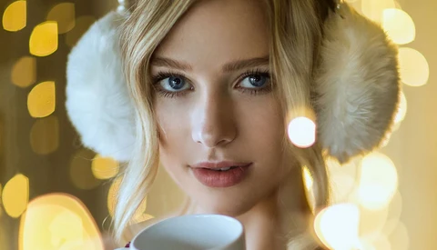 Shooting Soft and Natural Portraits Using Inexpensive Christmas Lights