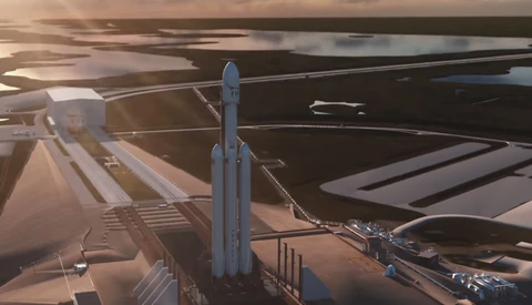 Watch Falcon Heavy Rocket Launch Live Right Now
