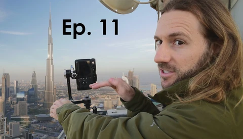Photographing The Burj Khalifa in Dubai From Roof Tops