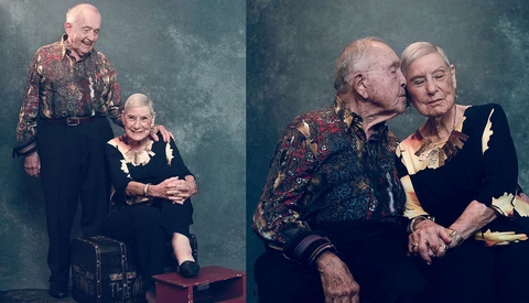 Inspiring Photo Series Captures Touching Images of Couple Married 70 Years