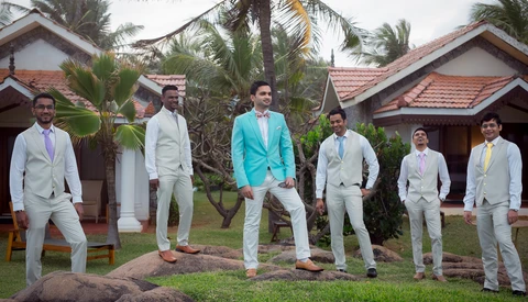 Shooting the Groomsmen in a Wedding