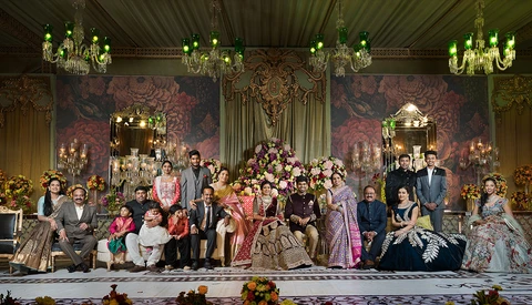Shooting Family Photos in a Wedding