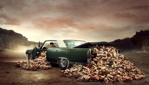 Three Months Planning and Five Hours of Flower-Arranging: See How This Escapism-Inspired Photo Was Created