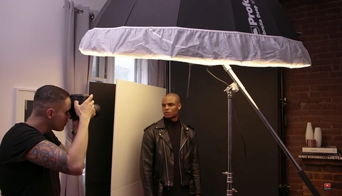 Lighting and Shooting Portraits in a Very Small Studio Space
