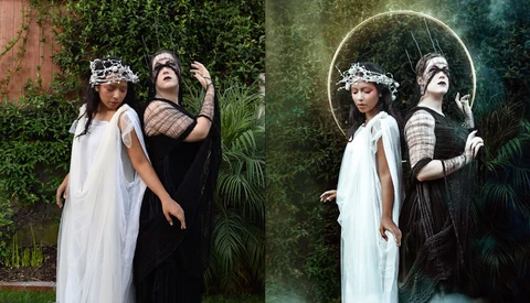 Halloween Inspiration: A Dollar Store and Your Backyard