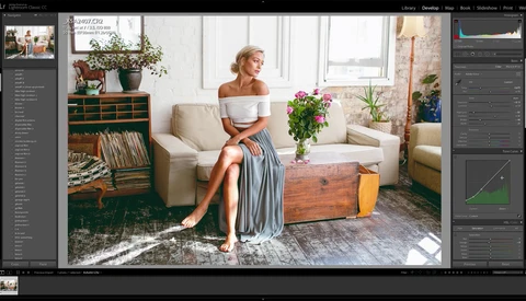 Lightroom Tutorial: How to Create a Clean Edit of an Indoor Portrait