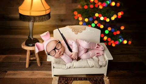 Babies and BB Guns: This Photographer Is Under Fire for a Christmas Story Inspired Infant Photo?