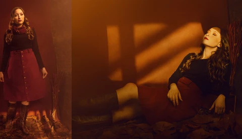 How I Shot This Fall Editorial in My Living Room