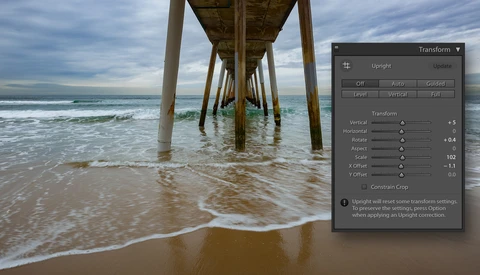 More Effective Cropping and Alignment Using Transform in Lightroom