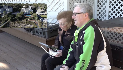 Say Hello to Doris, the 100-Year-Old Drone Pilot