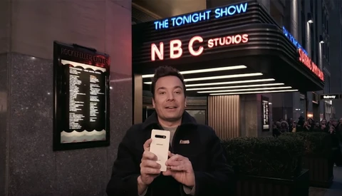 Jimmy Fallon's 'The Tonight Show' Shoots Entire Episode With Samsung Galaxy S10+