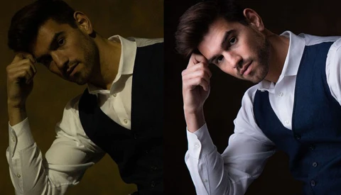 Recreating Soft Window Light for Nighttime Portraits in a Dark Alleyway