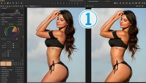 How to Fix Skin Tone and Get Perfect Portrait Skin Easily: Capture One