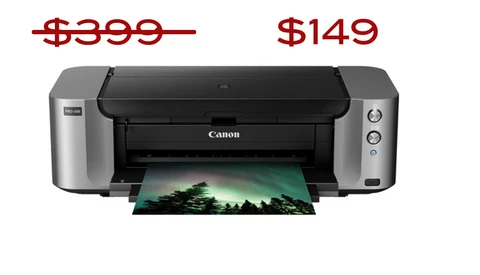 Get a Canon PIXMA Pro Printer and 50 Sheets of 13"x19" Paper for $149 - Limited Time Offer