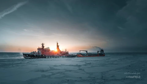Utterly Mesmerizing Video of World's Biggest Nuclear Icebreaker Shot With a DJI Drone