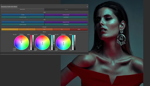 Color Wheels for Photoshop, Finally a Reality Thanks to Retouching Toolkit