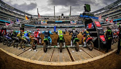 Behind the Scenes: Photographing the MetLife Monster Energy Supercross Race