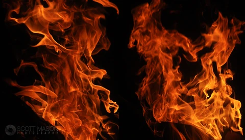 Wedding Photographer Poses Couple Near Kincade Fire, Surrealism Glows