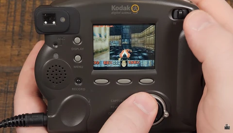 Playing One of the Most Famous Computer Games of the 90s on a Camera