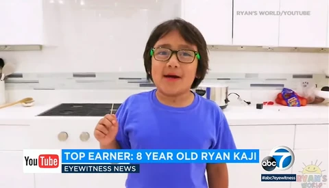 YouTube's Highest Earner This Year Was an Eight-Year-Old Who Raked in an Astounding $26 Million