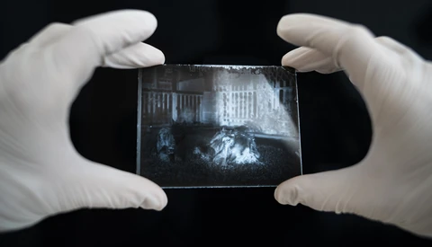 Photographer Finds 120-Year-Old Time Capsule, Develops Glass Plate Negatives Within