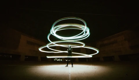 Inspiring Light Painting Ideas for Photographers With Drones