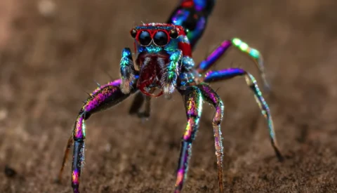 Amateur Photographer Captures World's 'Most Colorful' Spider