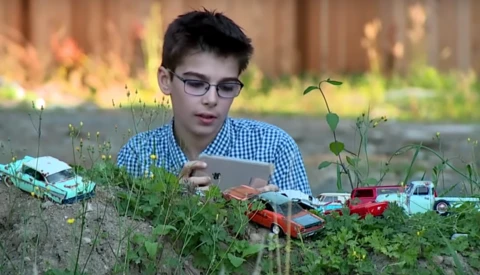 12-Year-Old Boy With Autism Who Photographs Toy Cars as if They Were Life-Size Launching Photography Book