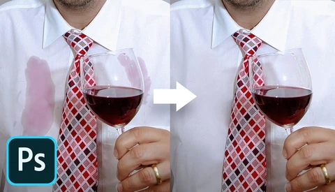 How to Remove a Stain Using Frequency Separation in Photoshop