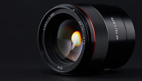 Samyang/Rokinon's New Lightweight 75mm f/1.8 Lens For Sony Full-Frame Cameras Has a Fascinating Feature