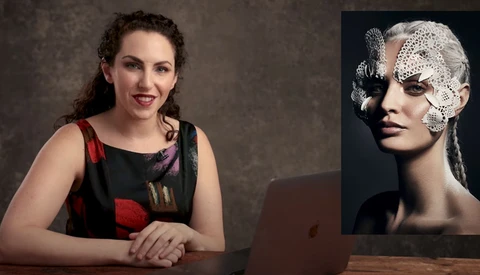 Deconstructing a DIY Avant Garde Beauty Portrait