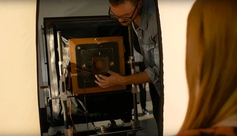 A Mesmerizing Look at the Process of Shooting a 20x24 Polaroid