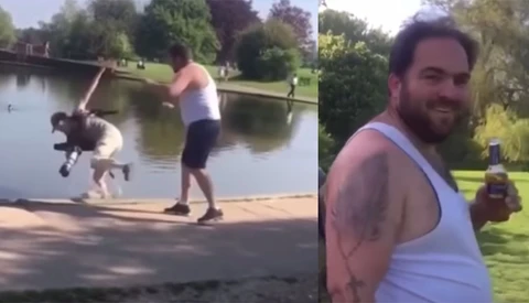 Man Pushes Photographer Into Lake in Unprovoked Attack, Damages $3,000 of Gear