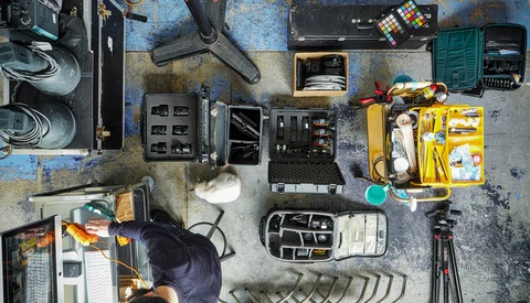 How I Organize My Camera Gear and Studio