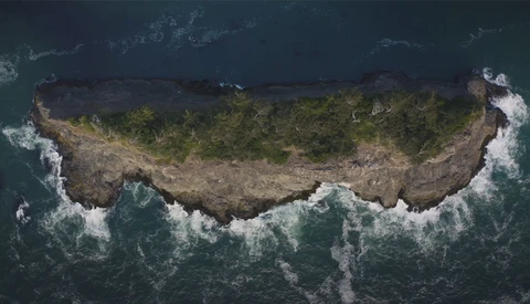 Take a Break From Your Day With This Beautiful Oregon Coast Aerial