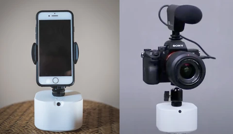 This Gadget Holds Your Camera and Automatically Pans by Tracking Your Face