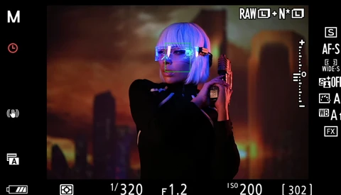 Using a Projector To Create Futuristic Photos